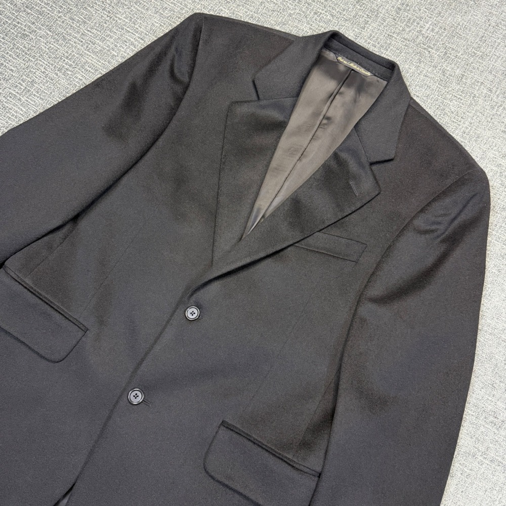 Jack Victor Loro Piana Blazer Mens 39R Black 100% Cashmere Sport Coat Canada